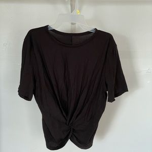 Lululemon twist up cropped shirt. Size 14